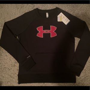 NWT Under Armour cold gear pull over sweat shirt M